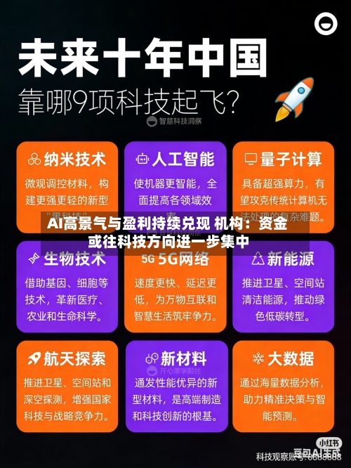 AI高景气与盈利持续兑现 机构：资金或往科技方向进一步集中-第3张图片