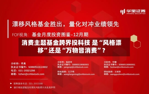 消费主题基金跨界投科技 是“风格漂移	”还是“万物皆消费”？-第3张图片