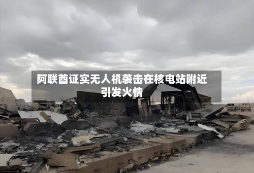 阿联酋证实无人机袭击在核电站附近引发火情-第1张图片