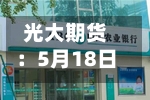 光大期货：5月18日软商品类日报-第2张图片