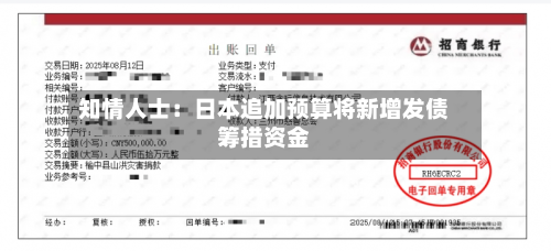 知情人士:日本追加预算将新增发债筹措资金-第2张图片