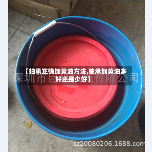 【轴承正确加黄油方法,轴承加黄油多好还是少好】-第1张图片