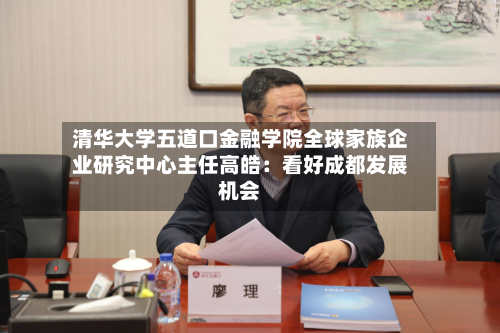 清华大学五道口金融学院全球家族企业研究中心主任高皓：看好成都发展机会-第1张图片