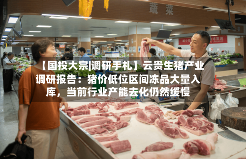 【国投大宗|调研手札】云贵生猪产业调研报告：猪价低位区间冻品大量入库	，当前行业产能去化仍然缓慢-第1张图片