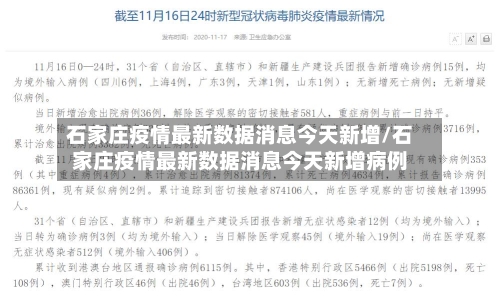 石家庄疫情最新数据消息今天新增/石家庄疫情最新数据消息今天新增病例-第2张图片
