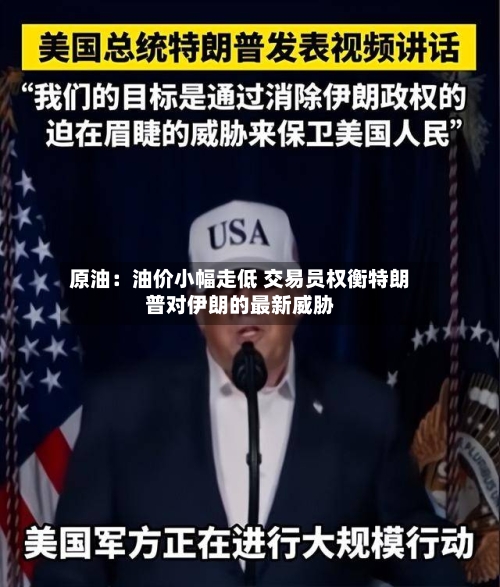 原油：油价小幅走低 交易员权衡特朗普对伊朗的最新威胁-第1张图片