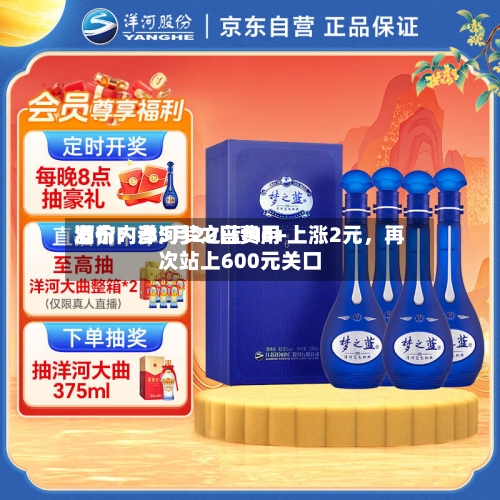 酒价内参5月20日费用发布：洋河梦之蓝M6+上涨2元，再次站上600元关口-第1张图片