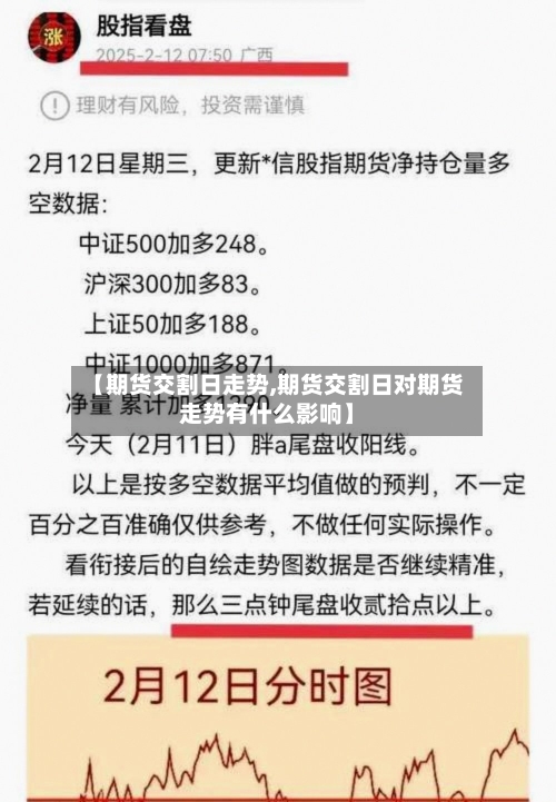 【期货交割日走势,期货交割日对期货走势有什么影响】-第3张图片