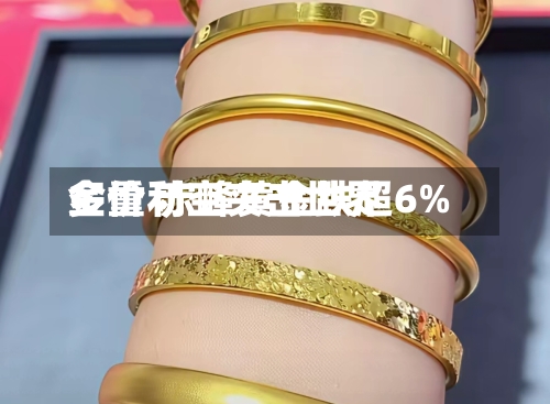 多重利空夹击世界金价 赤峰黄金跌超6%-第1张图片