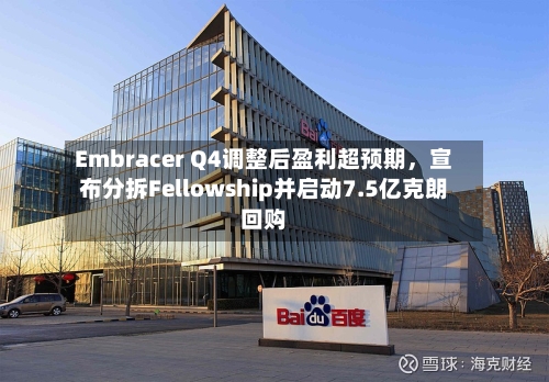 Embracer Q4调整后盈利超预期，宣布分拆Fellowship并启动7.5亿克朗回购-第3张图片